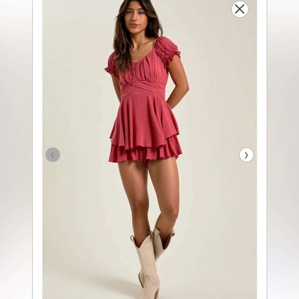 New with tags Altar’d state haisley double layered romper